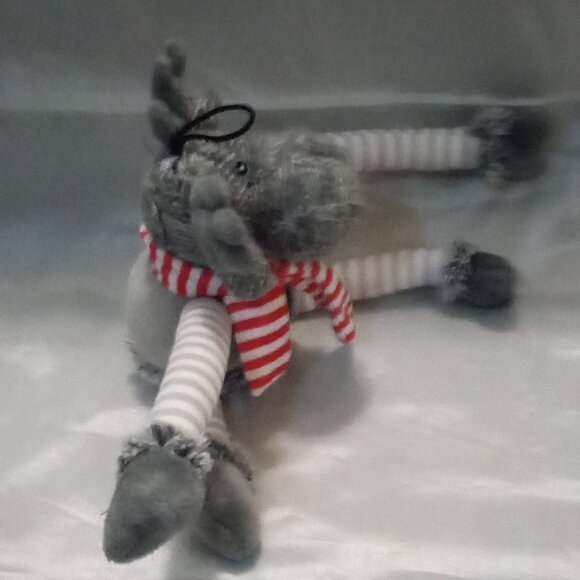 Christmas in July 2 moose stuff animals decorative plush event holiday - Picture 5 of 10